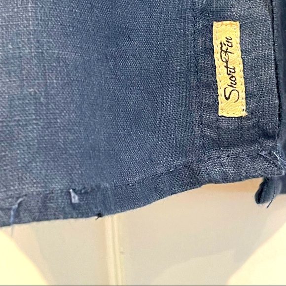 100% Linen Shirt - Short Fin Resort Wear - Picture 8 of 16